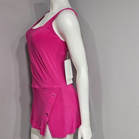 Beyond Control Grommet-Detail Square-Neck Swim Dress - Picture 3 of 15